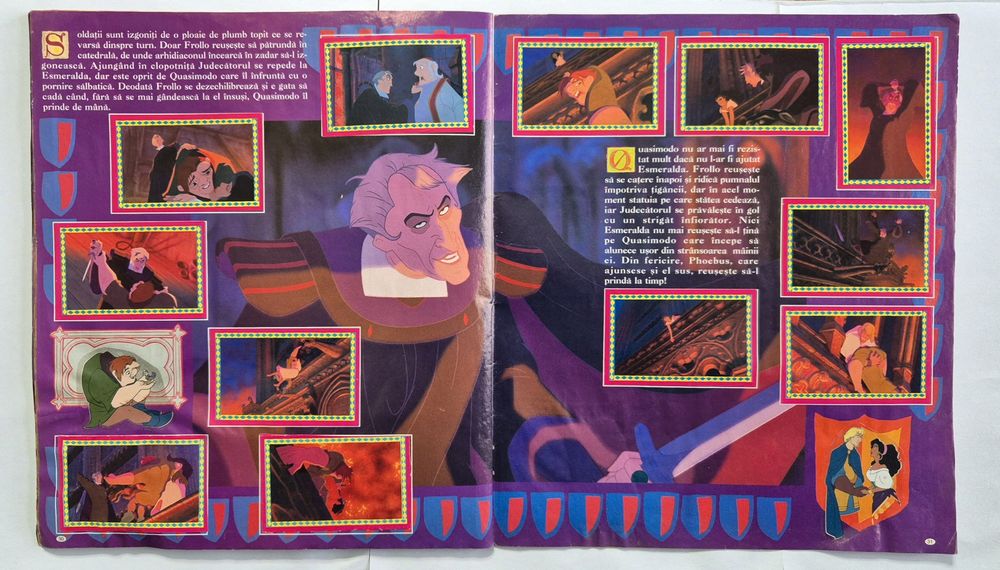 Album + set Full autocolante (233)  Panini Cocosatul de la Notre Dame