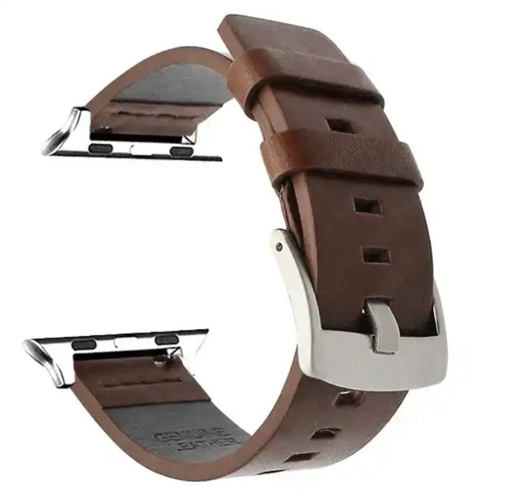 Curea Piele Maro / Neagra Ceas Apple Watch Husa Folie Silicon