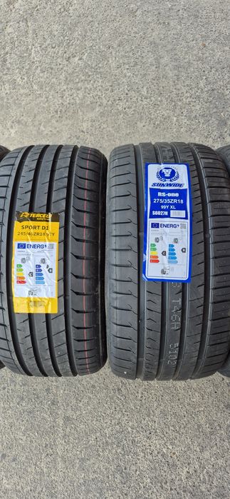 4 anvelope vara noi,fata Tercelo 245/40/18,spate Sunwide 275/35/18.Pret/bucata