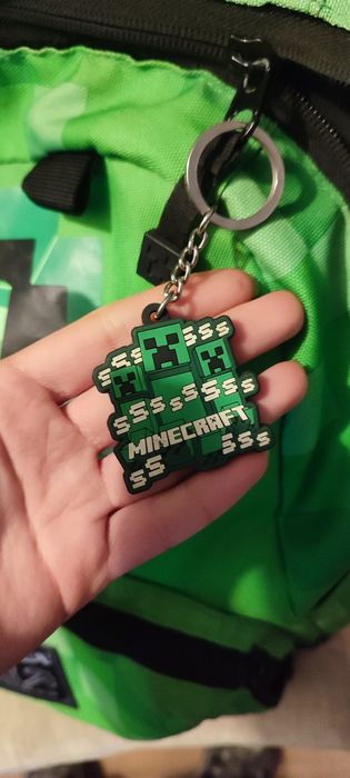 Ghiozdan (rucsac) Minecraft Creeper original - Stare excelentă!