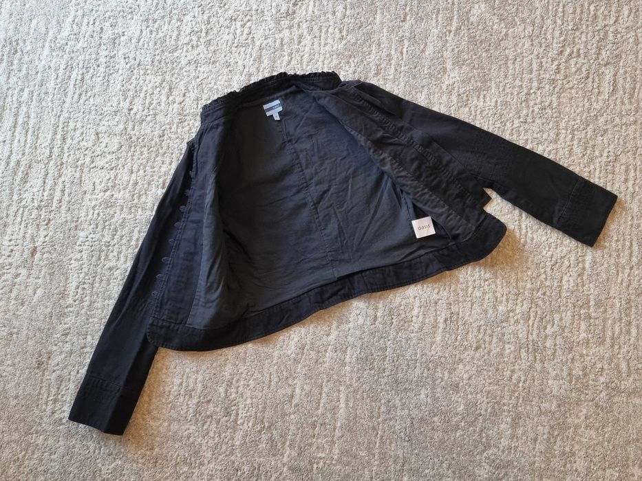 Geaca gins Oasis, gecuta primavara, sacou negru marimea 38