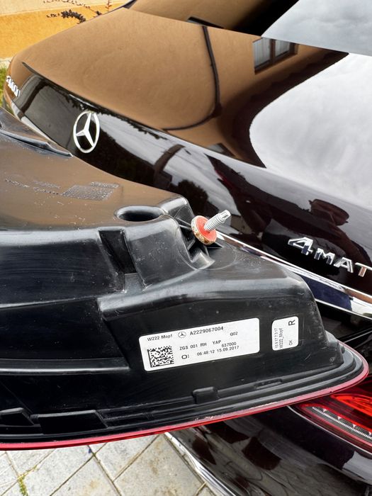 Tripla Mercedes s class 2018 facelift