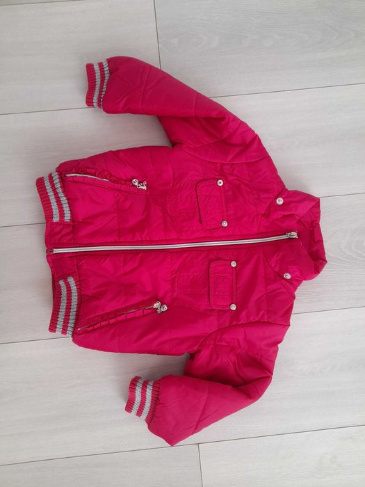Розово детско яке
