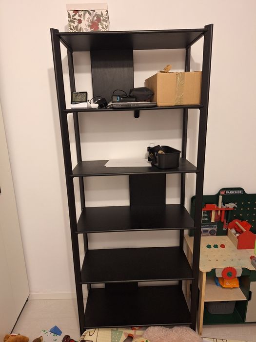 Vant etajera Jattesta, Ikea,  neagra