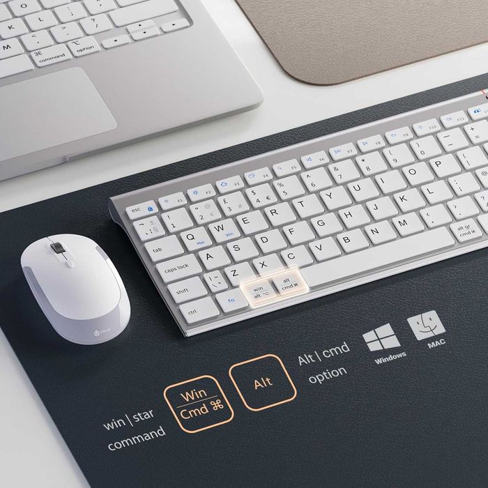 Set Tastatura si Mouse Wireless iClever GK03 - Slim - Nou