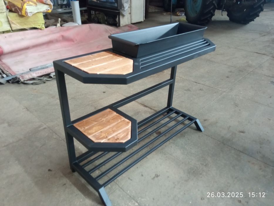 Мангал со съемной жаровней