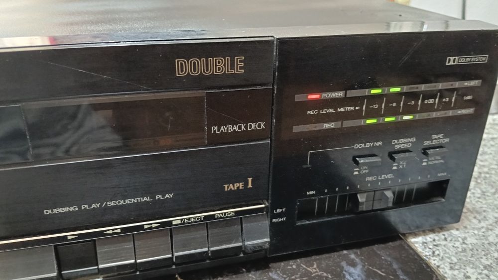 Dublu casetofon deck Akai hx -a305w