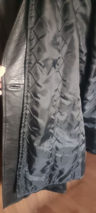 Итальянское кожаное пальто