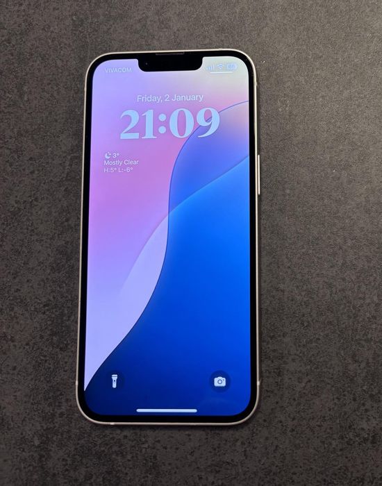 Apple iPhone 13, 128GB, Starlight + 5 калъфа подарък