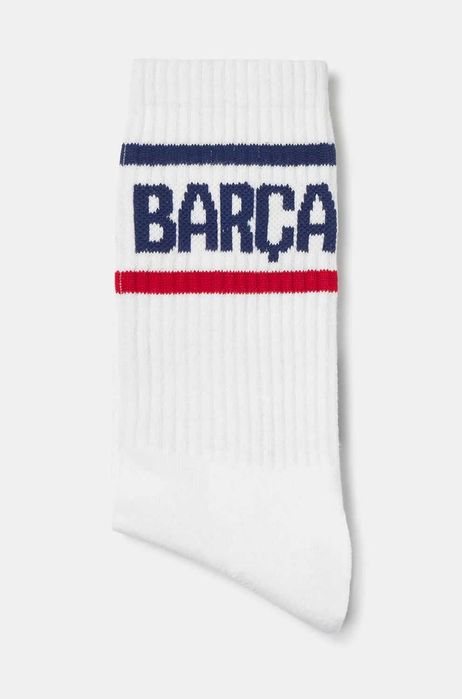Ciorapi Core M White FC Barcelona, Marimile 36-46 -A-