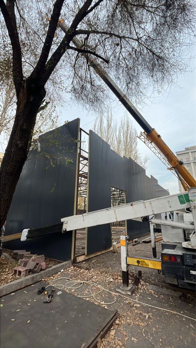 Сэндвич панели  монтаж МК