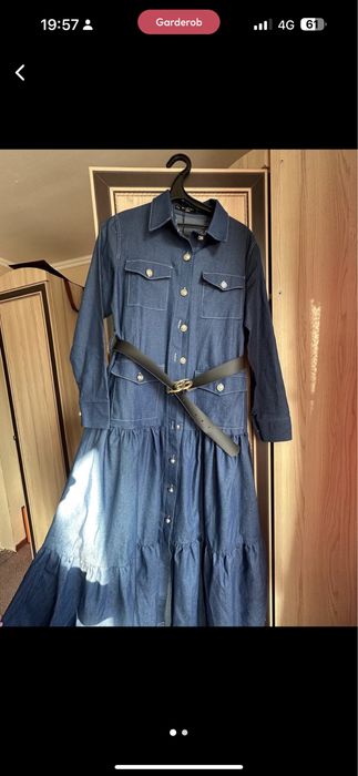 Джинсовое платье