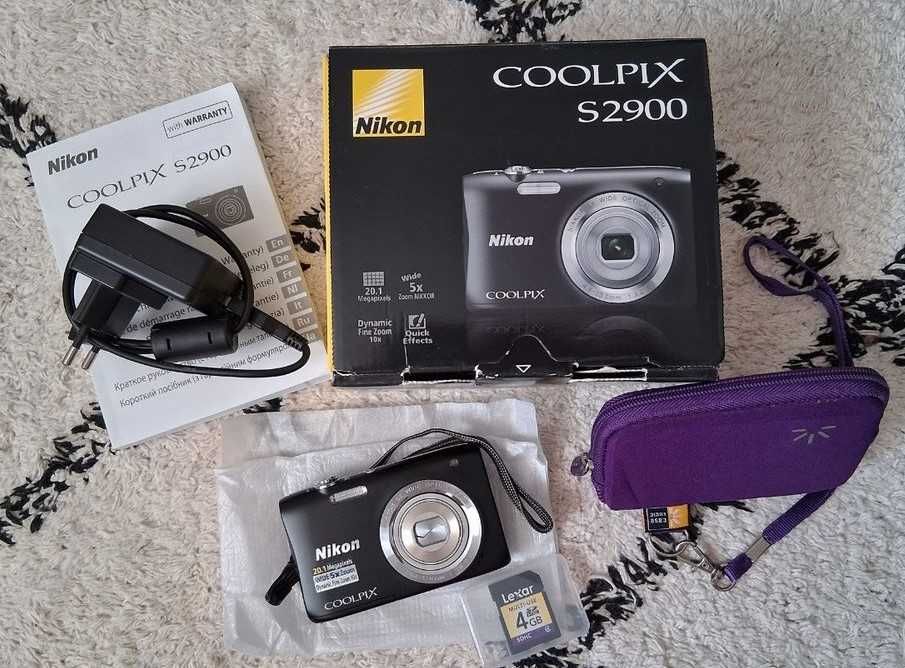 Новый фотоаппарат Nikon CoolPix S2900 Доставка бесплатная