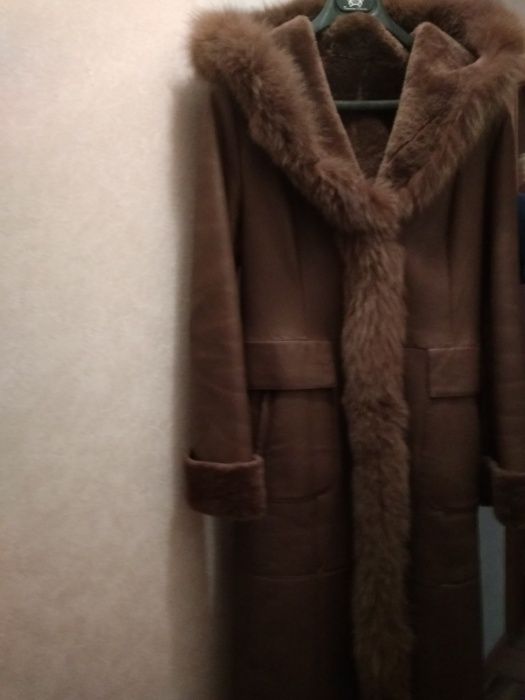 продам дубленку турция , 46-48 размер
