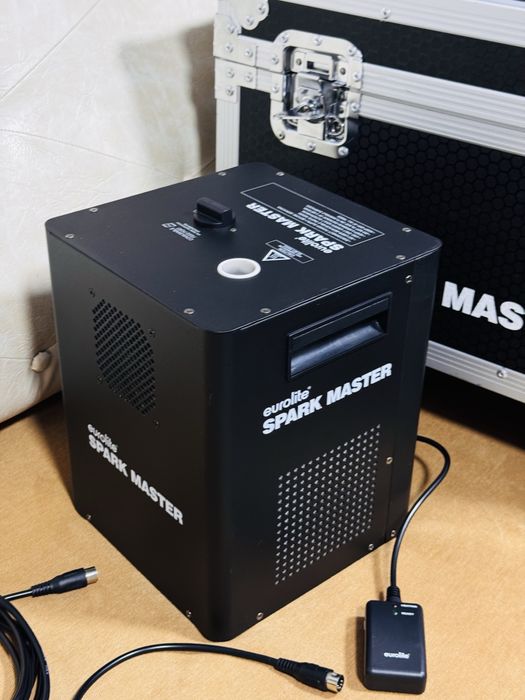 Mașină artificii/efect de scântei Eurolite Spark Master-kit complet !