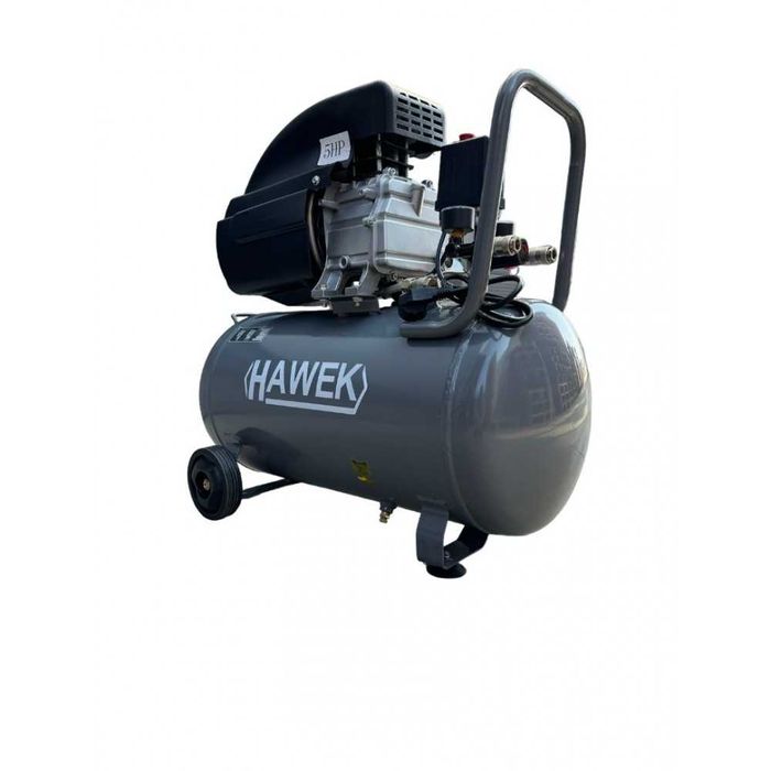 НЕМСКИ Компресор За Въздух 50 Литра HAWEK , HW-3011 + ЛЕД ФЕНЕР