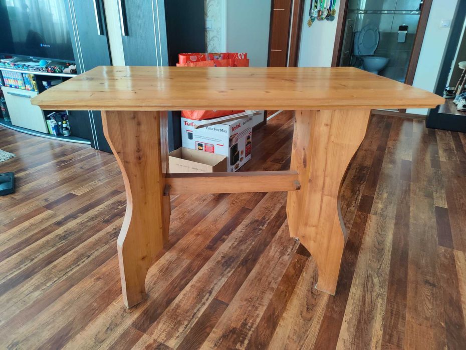 Masă lemn masiv - 105 x 59 x 78