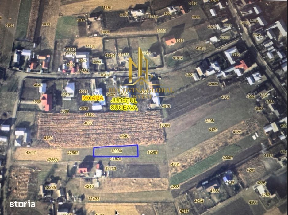 Vând 9 ari, teren intravilan în comuna Moara, sat Moara Nica