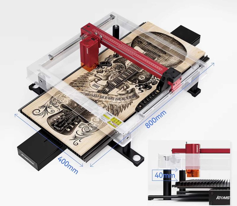 Удължители X/Y ос ATOMSTACK SCULPFUN Fiber CNC лазер лазерно гравиране