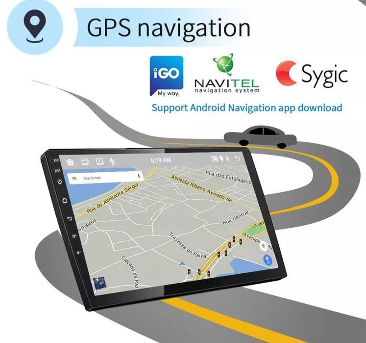 Мултимедия 10.1 инча андроид навигация android 1 дин 2 дин двоен дин