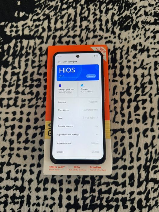 Tecno spark go 2 новый 10/10