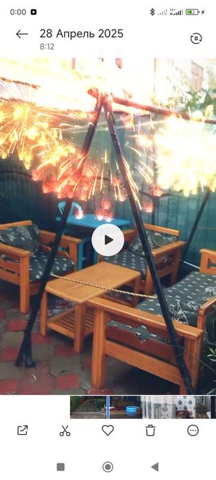 Kreslo divan yoğochdan