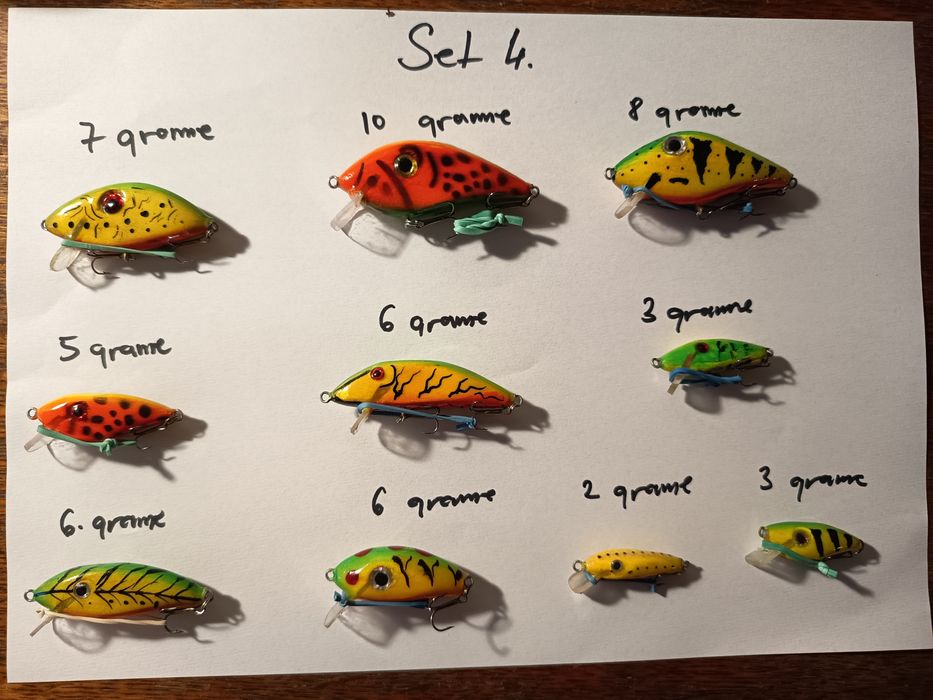 Voblere artizanale lucrate manual – eficiente la răpitori