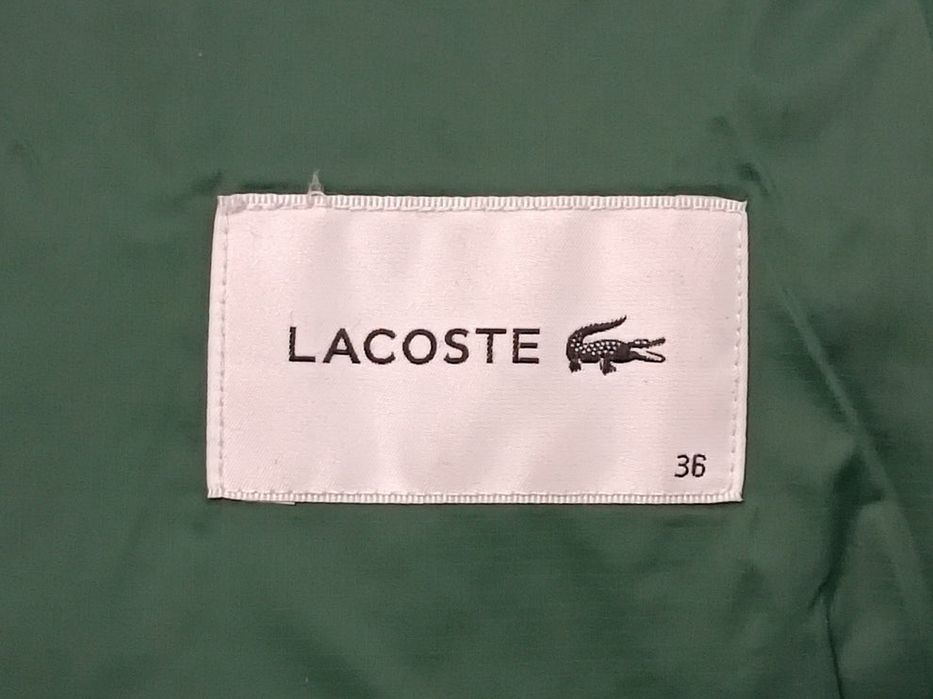 Lacoste Down Puffer Bomber Jacket оригинално пухено яке S топло зимно яке пухенка пух