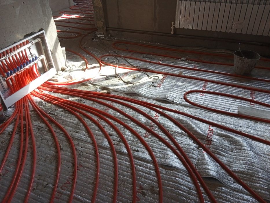 Сантехник теплый пол