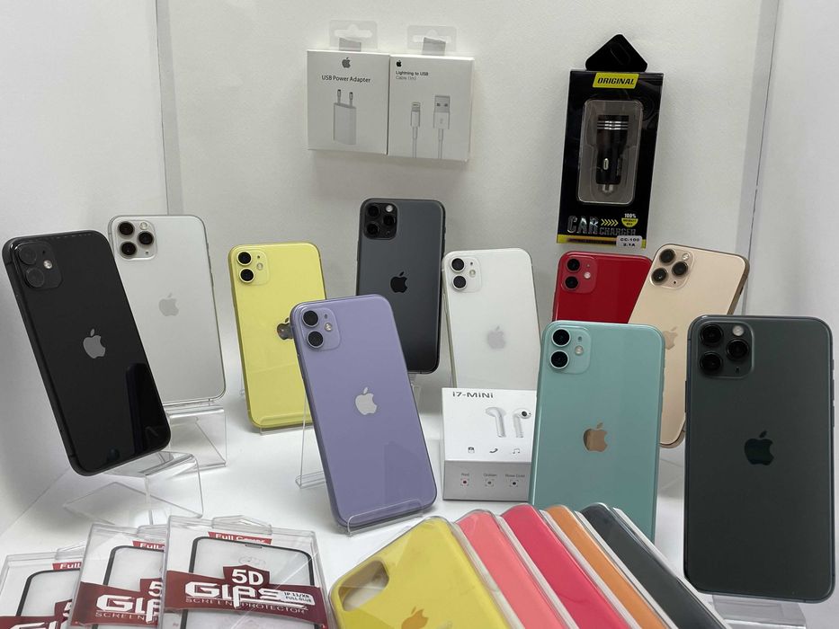 Apple iPhone 11 256GB - 12 месеца ГАРАНЦИЯ + ПОДАРЪЦИ / ЛИЗИНГ