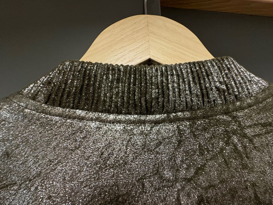 Geacă metalizată Zara Woman, culoare argintiu, mărimea S