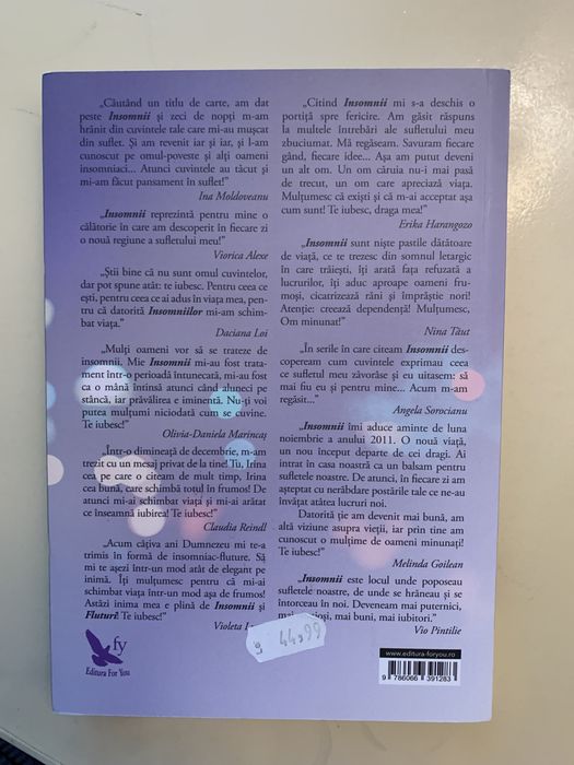 Insomnii de Irina Binder