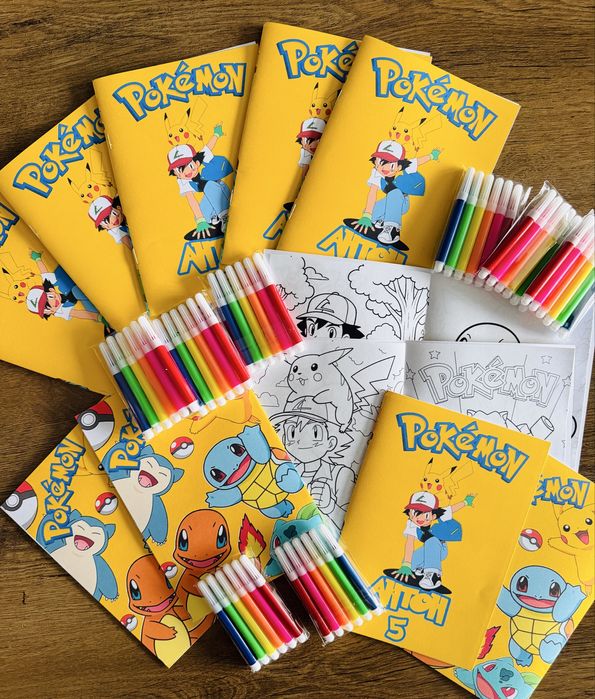 Персонализирани книжки за оцветяване Покемон Пикачу Pokemon Pikachu