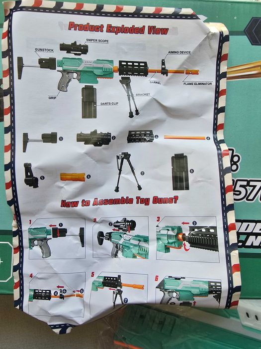 Pușcă electrica  automata Pt copii / originala uk, SUPER OFERTA