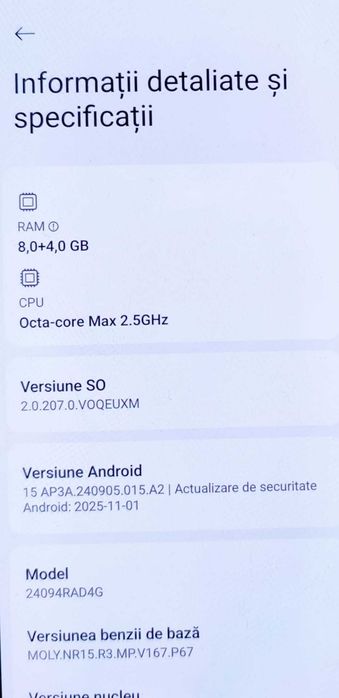 (AG35 B 34629) Telefon Xiaomi Redmi 14 5G - 600Lei Garantie 2ani!