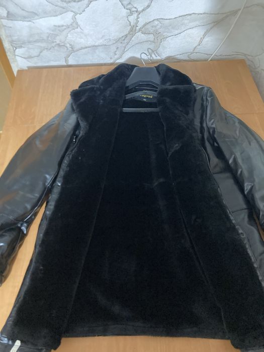 Кожанная дубленка