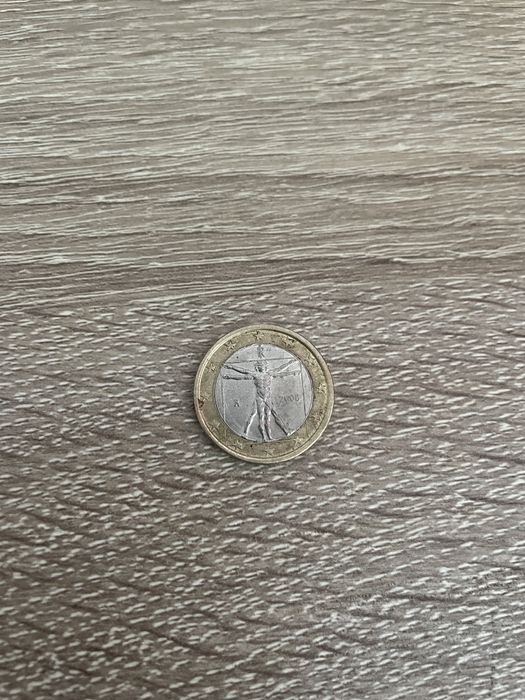 Moneda 1 Euro Vitruvian