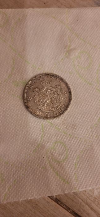 Moneda regele mihai 1 argint pur