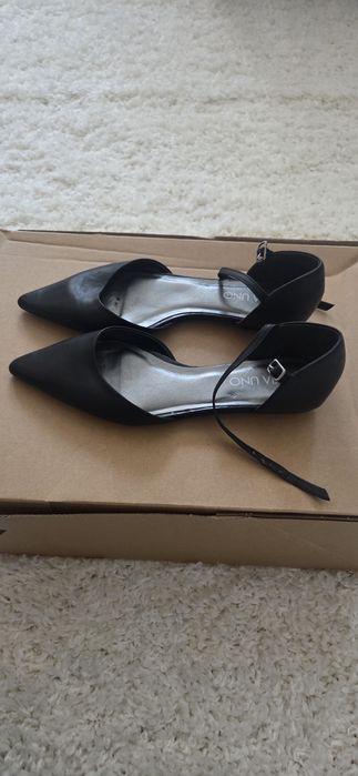 Balerini negri marimea 36,purtați o singura data