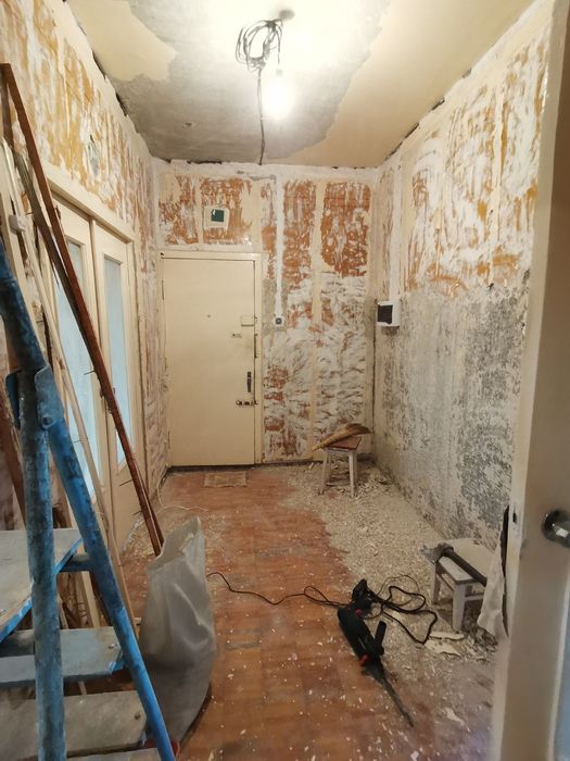 Демонтаж квартир и домов очистка старой краски и шпатлевки  быстро