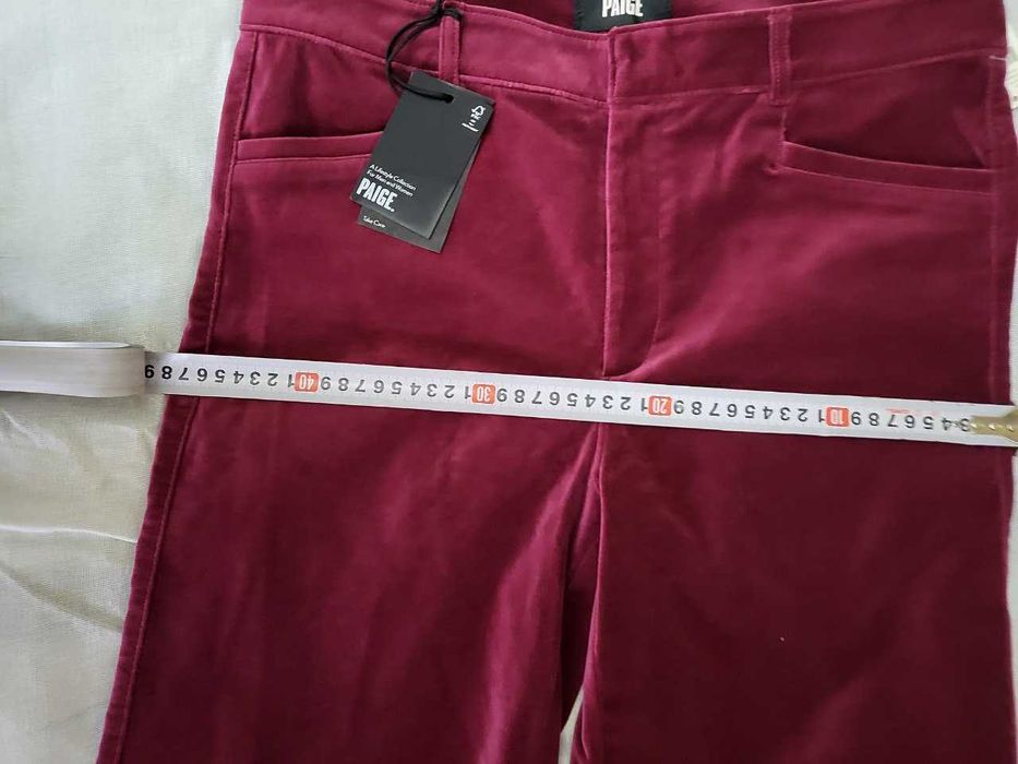 Женские брюки клеш Paige велюр