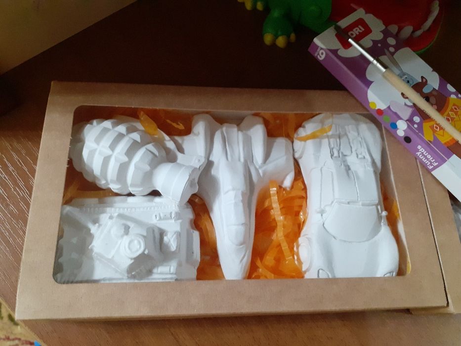 Наборы для творчества из гипса мальчикам и девочкам