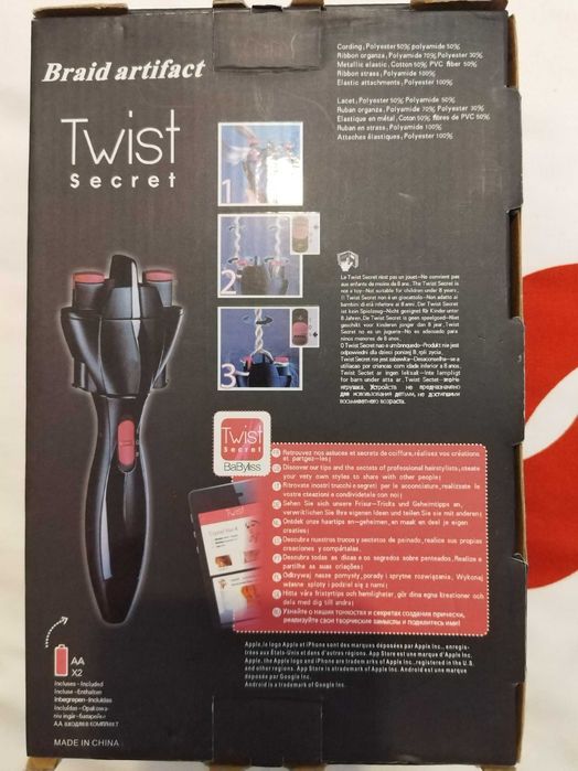 Aparat Twist Secret pentru impletit parul