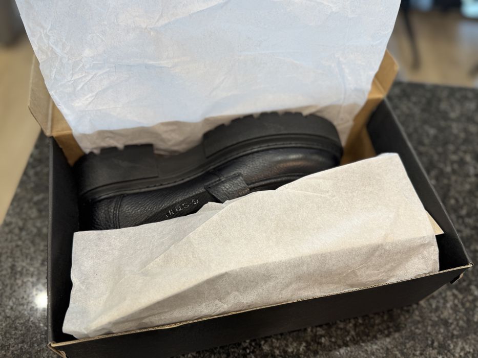 Черни кожени мокасини G star