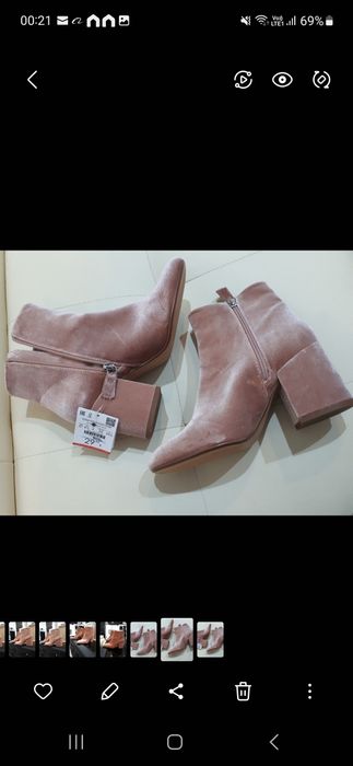 Botine scurte  Bershka mar.37 noi cu eticheta
