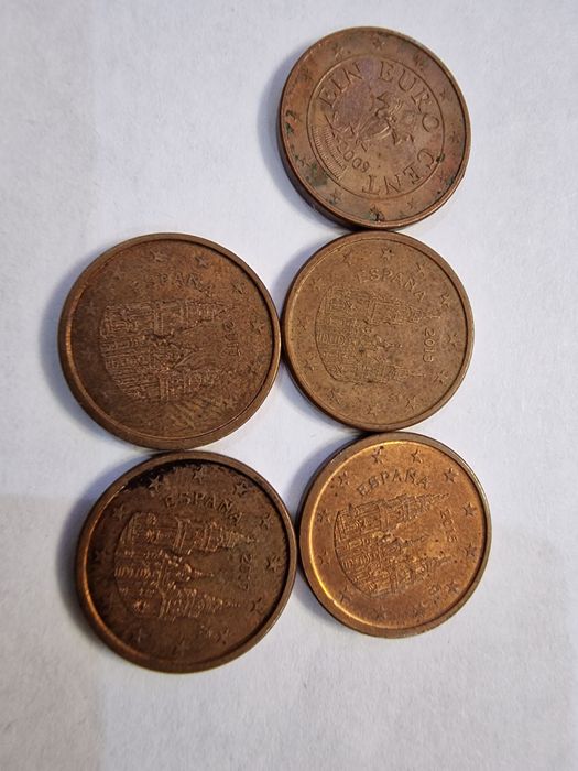 Евро монеты с обращения