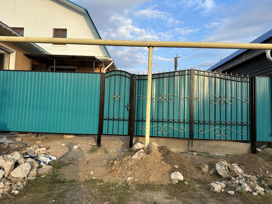 Иготовление распашных ворот