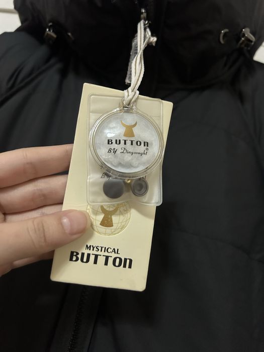 Новая куртка Button длинная двухстороння