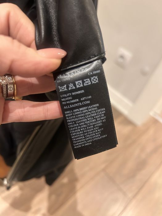 Allsaints кожено яке като ново!