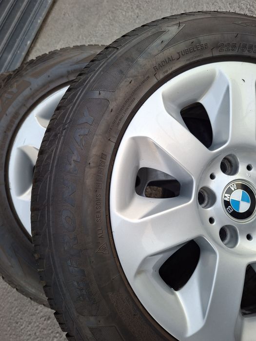 BMW оргинал 16>< 280$ ком 4шт диск+шина состояние идеально на BMW, Jac